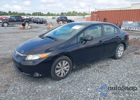 2012 Honda Civic Lx from USA, damaged, VIN 19XFB2F54CE101251